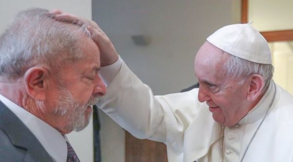 El Papa recibe a Lula da Silva