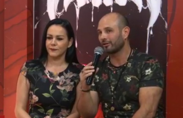 Carlos Allou se reconcilió con su pareja en pleno programa de tv