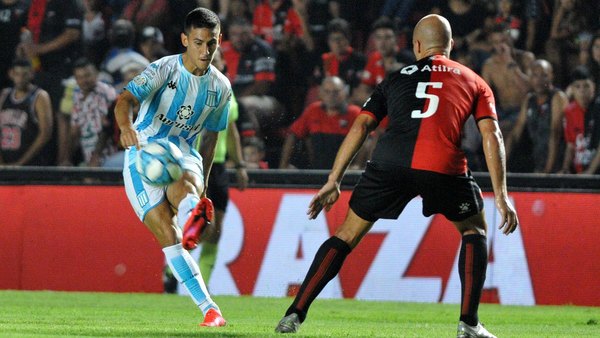 Una gran corrida y asistencia de Matías Rojas para el gol de Racing