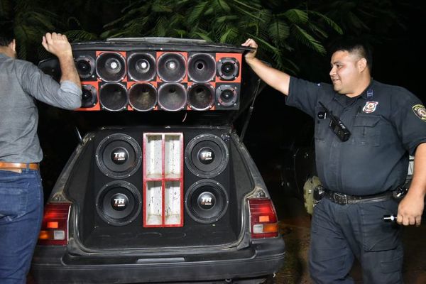 San Antonio: incautan motos en controles por polución sonora - Nacionales - ABC Color