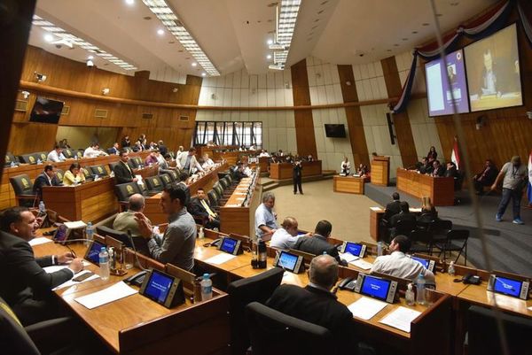 Cámara de Diputados inició sesión para tratar ley financiamiento político  - Nacionales - ABC Color