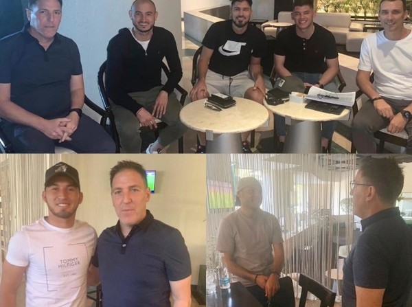 DT de la Albirroja dio continuidad a reuniones con futbolistas paraguayos en México - APF
