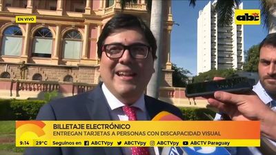 Billetaje electrónico para no videntes - ABC Noticias - ABC Color