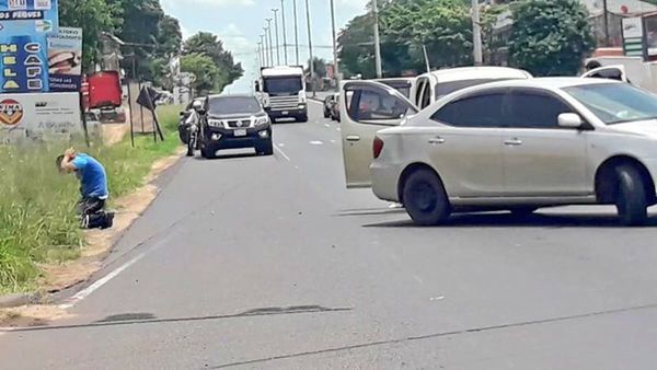 Asalto y balacera sobre la ruta Transchaco