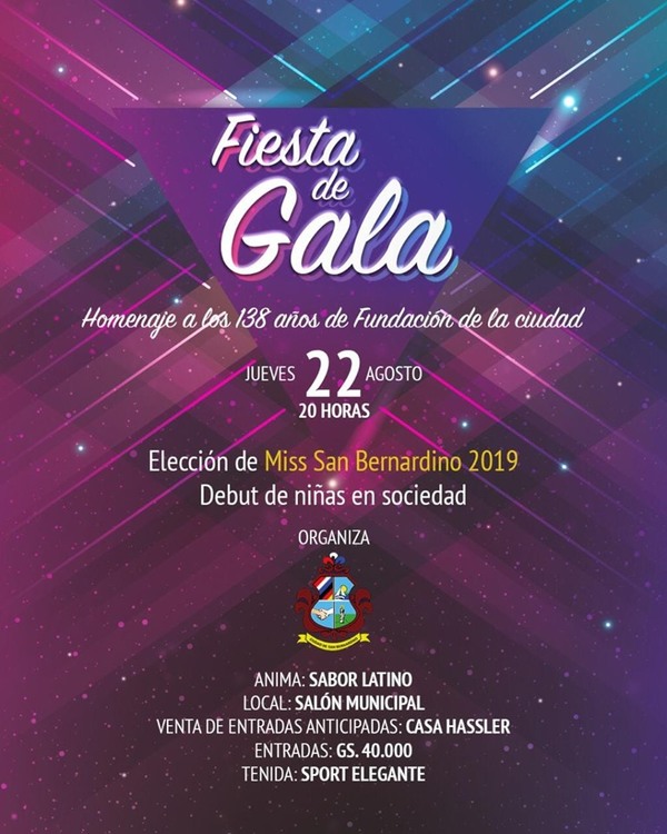 Se viene la Elección de Miss San Bernardino 2019 y Noche de Gala Debut de Niñas en Sociedad | Info Caacupe