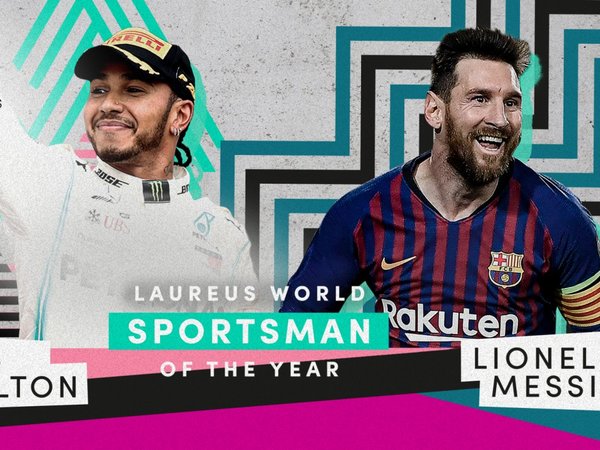 Messi y Hamilton comparten el premio Laureus en Berlín