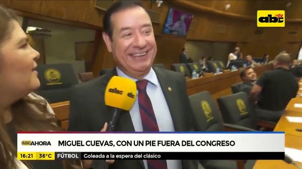 Miguel Cuevas, con un pie fuera del Congreso - ABC Noticias - ABC Color