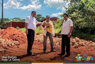 Intendente Diego Riveros verifica obras | Info Caacupe