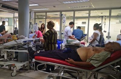 Capital sigue con urgencias colapsadas por la epidemia - Locales - ABC Color
