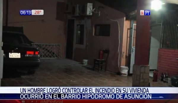 Aire acondicionado provoca principio de incendio