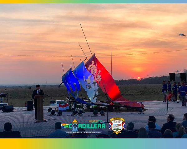 Inauguran el monumento erigido a los Niños Mártires de Acosta Ñu en Eusebio Ayala | Info Caacupe