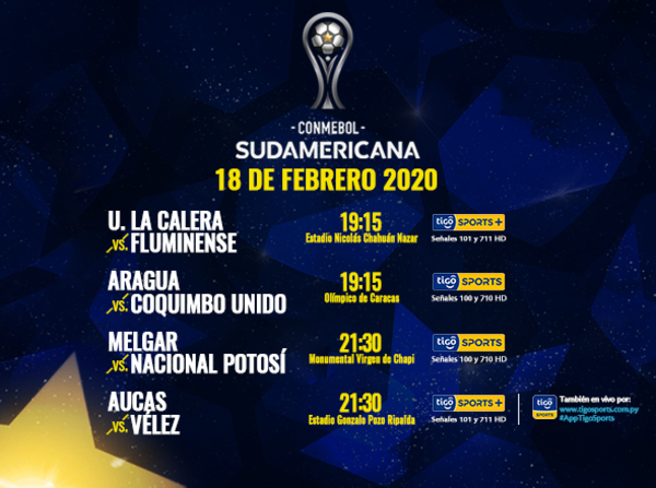 Partidos que definen se juegan por la Sudamericana