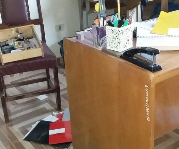 Roban electrodomésticos de oficina del Supervisión en Minga Guazú