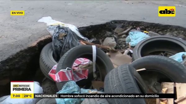 Asunción plagada de baches de la ESSAP - ABC Noticias - ABC Color