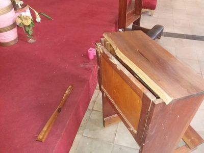 Intentaron robar objetos de valor del templo parroquial de Horqueta - Nacionales - ABC Color