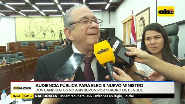 Se inicia audiencia pública para elegir nuevo ministro de la Corte - ABC Noticias - ABC Color