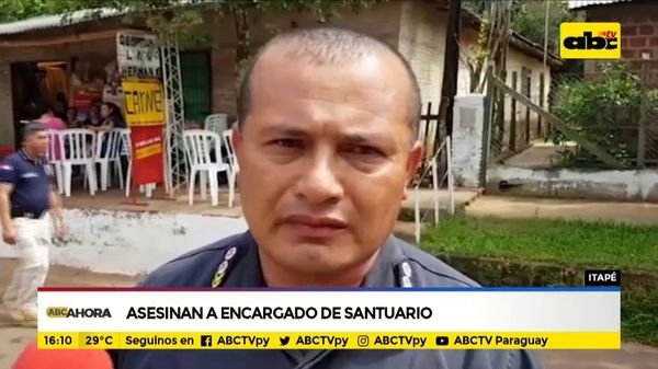 Asesinan a encargado de santuario - ABC Noticias - ABC Color