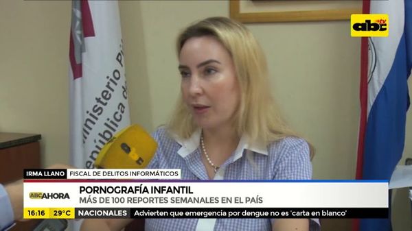 En el país registran más de 100 reportes de pornografía infantil - ABC Noticias - ABC Color