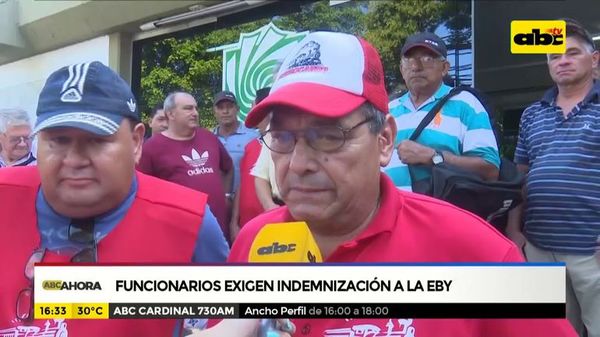 Exfuncionarios de ferrocarril exigen indemnización a la EBY - ABC Noticias - ABC Color