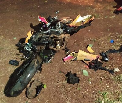 Motociclista herido en accidente - ABC en el Este - ABC Color