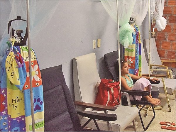 IPS: Entre obras, clínica de Luque atiende a pacientes con dengue