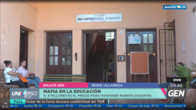 Supervisora exige G. 9 millones a docente para no perder su rubro