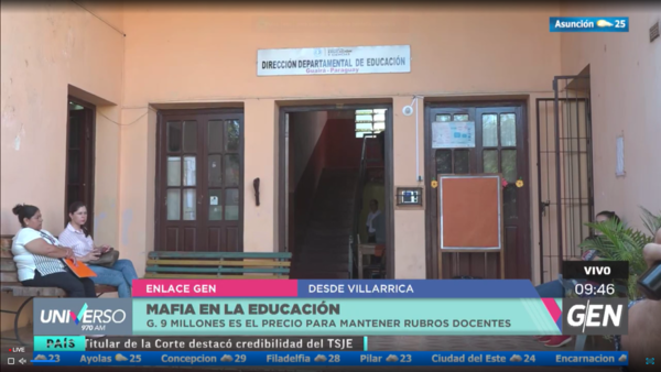 Supervisora exige G. 9 millones a docente para no perder su rubro