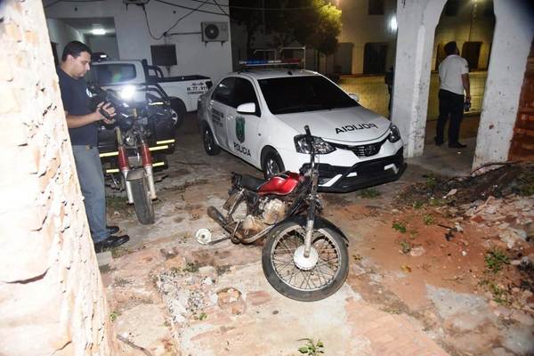 Caen tras robar una moto con GPS •