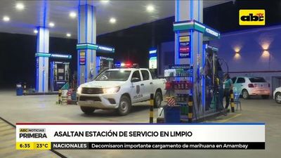 Asaltan estación de servicio en Limpio - ABC Noticias - ABC Color