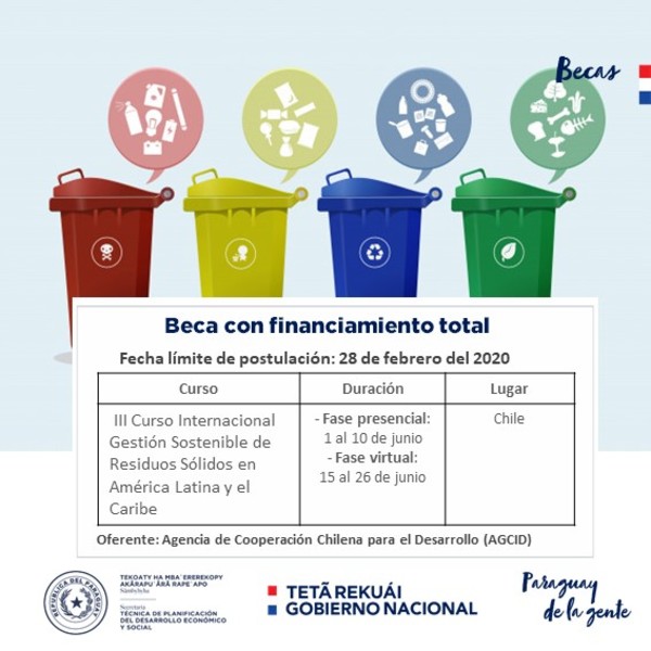 Chile ofrece beca total para curso sobre gestión sostenible de residuos sólidos - .::RADIO NACIONAL::.