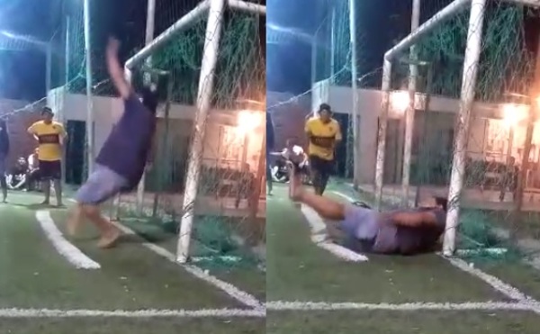 "Chichi" atajó el penal, pero cayó nocaut