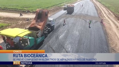 AVANZAN LAS OBRAS DEL CORREDOR BIOCEÁNICO EN LA LOCALIDAD CHAQUEÑA DE LOMA PLATA