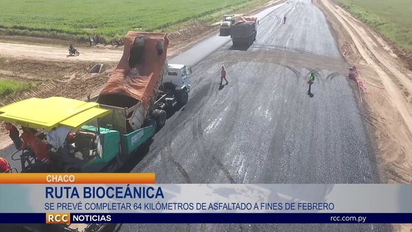 AVANZAN LAS OBRAS DEL CORREDOR BIOCEÁNICO EN LA LOCALIDAD CHAQUEÑA DE LOMA PLATA