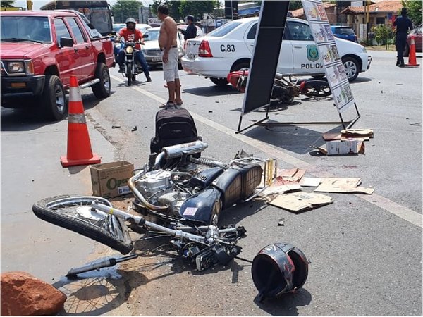 Choque entre dos motocicletas deja un muerto y un herido en Capiatá