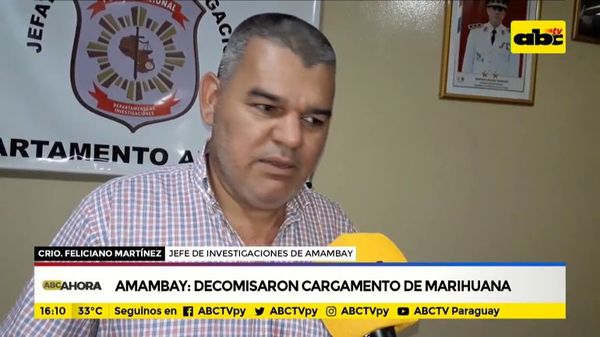 Decomisaron cargamento de marihuana en Amambay - ABC Noticias - ABC Color