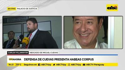 Defensa de Cuevas presenta habeas corpus - ABC Noticias - ABC Color