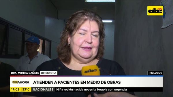 IPS Luque atiende pacientes en medio de obras - ABC Noticias - ABC Color