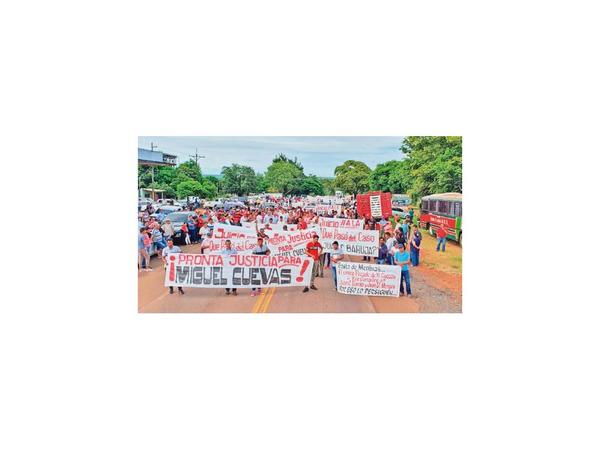 Cuevas movilizó a sus operadores de Paraguarí para evitar la cárcel