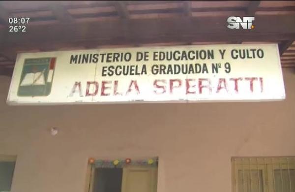 Suspenden inicio de las clases en la escuela Adela Sperati - SNT