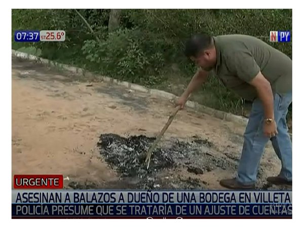 Sicarios acribillan a balazos a dueño de bodega en Villeta