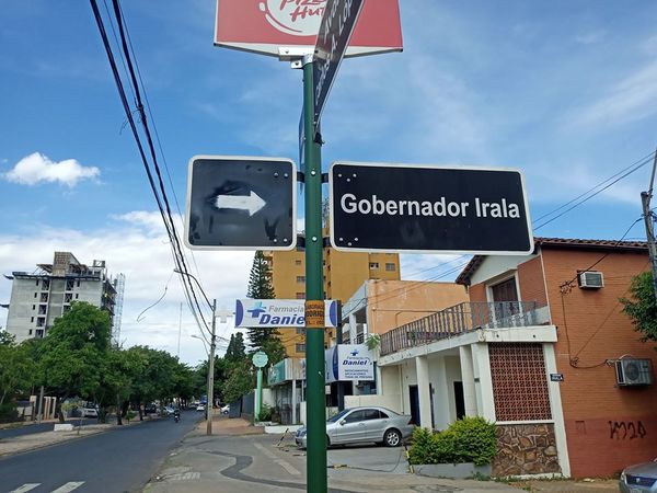 Vecino cambió sentido de la calle a su antojo | Noticias Paraguay