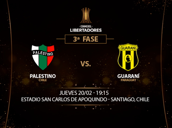 Guaraní busca sorprender a Palestino
