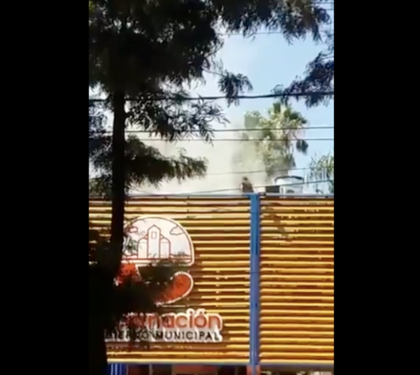 HOY / Nido de pájaro genera principio de incendio en municipalidad de Encarnación