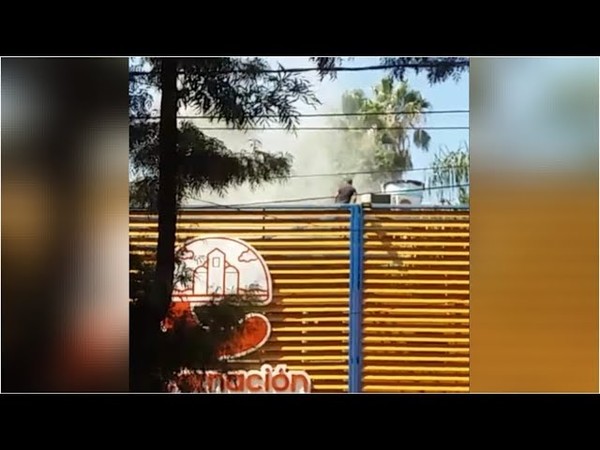 Recalentamiento del compresor de un acondicionador de aire causó principio de incendio