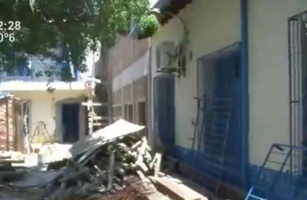 Colegio República del Uruguay: Iniciarán las clases entre escombros - SNT