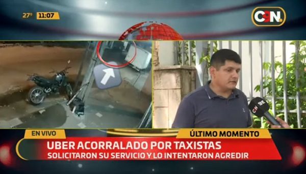 Testigo relata cómo taxistas acorralaron a conductor de Uber