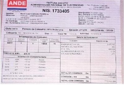 Hohenau: ANDE no pudo leer un medidor "por culpa de un perro bravo" y facturó Gs. 7 millones a un usuario