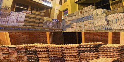 DECOMISAN HARINA, AZÚCAR, ACEITE Y HUEVOS EN ZONA PRIMARIA DE LA ADUANA DE ENCARNACIÓN