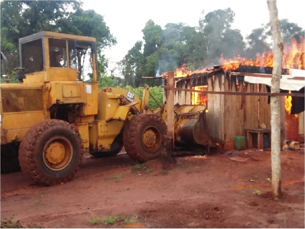 Otro megaoperativo de desalojo en Reserva de Campos Morombi