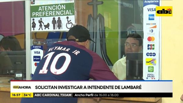 Solicitan investigar a intendente de Lambaré - ABC Noticias - ABC Color